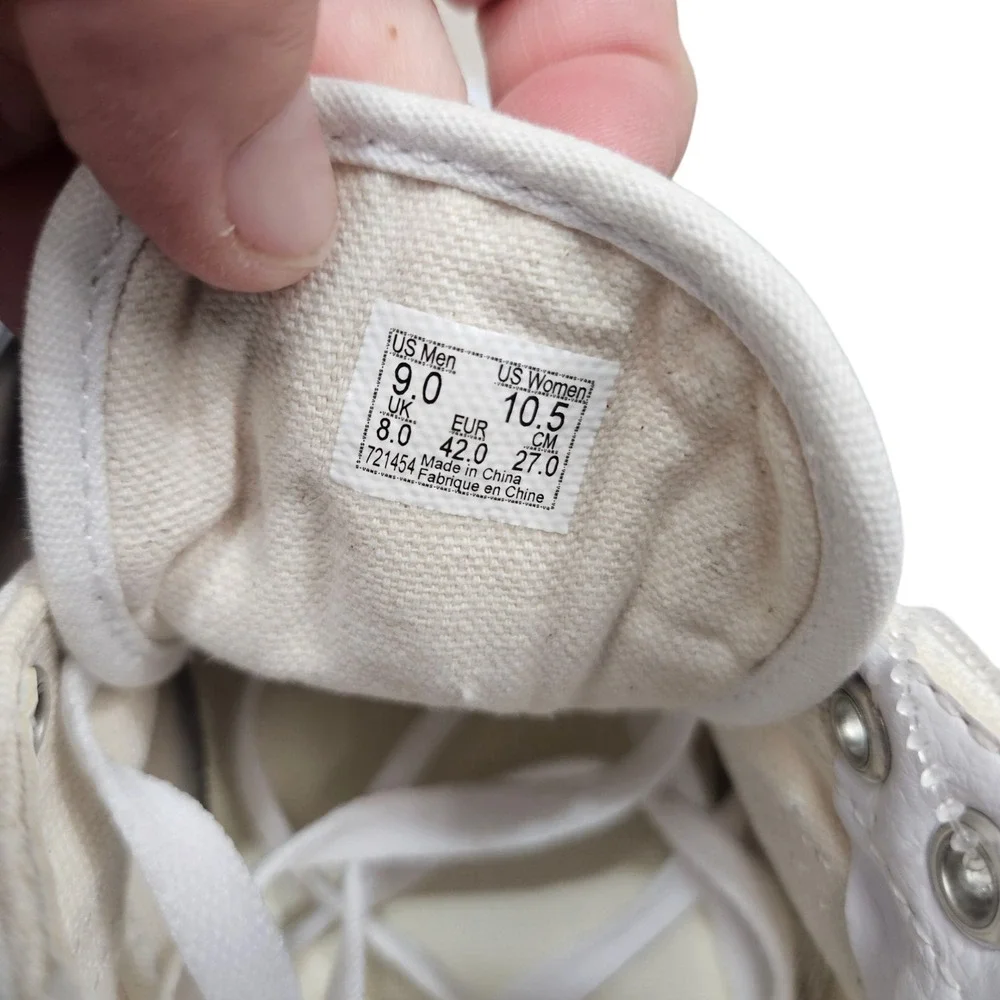 Vans NWOT Sneakers Low Top Casual Skate Shoes Sneakers White Blue Green M9 W10.5